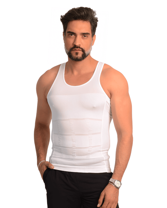 Camisa Masculina SlimCore® – Modelagem Corporal com Compressão Ultrafina