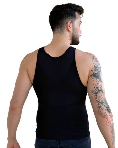 Camisa Masculina SlimCore® – Modelagem Corporal com Compressão Ultrafina