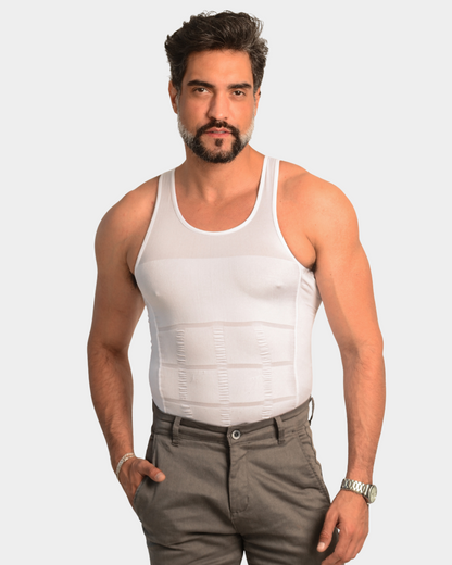Camisa Masculina SlimCore® – Modelagem Corporal com Compressão Ultrafina