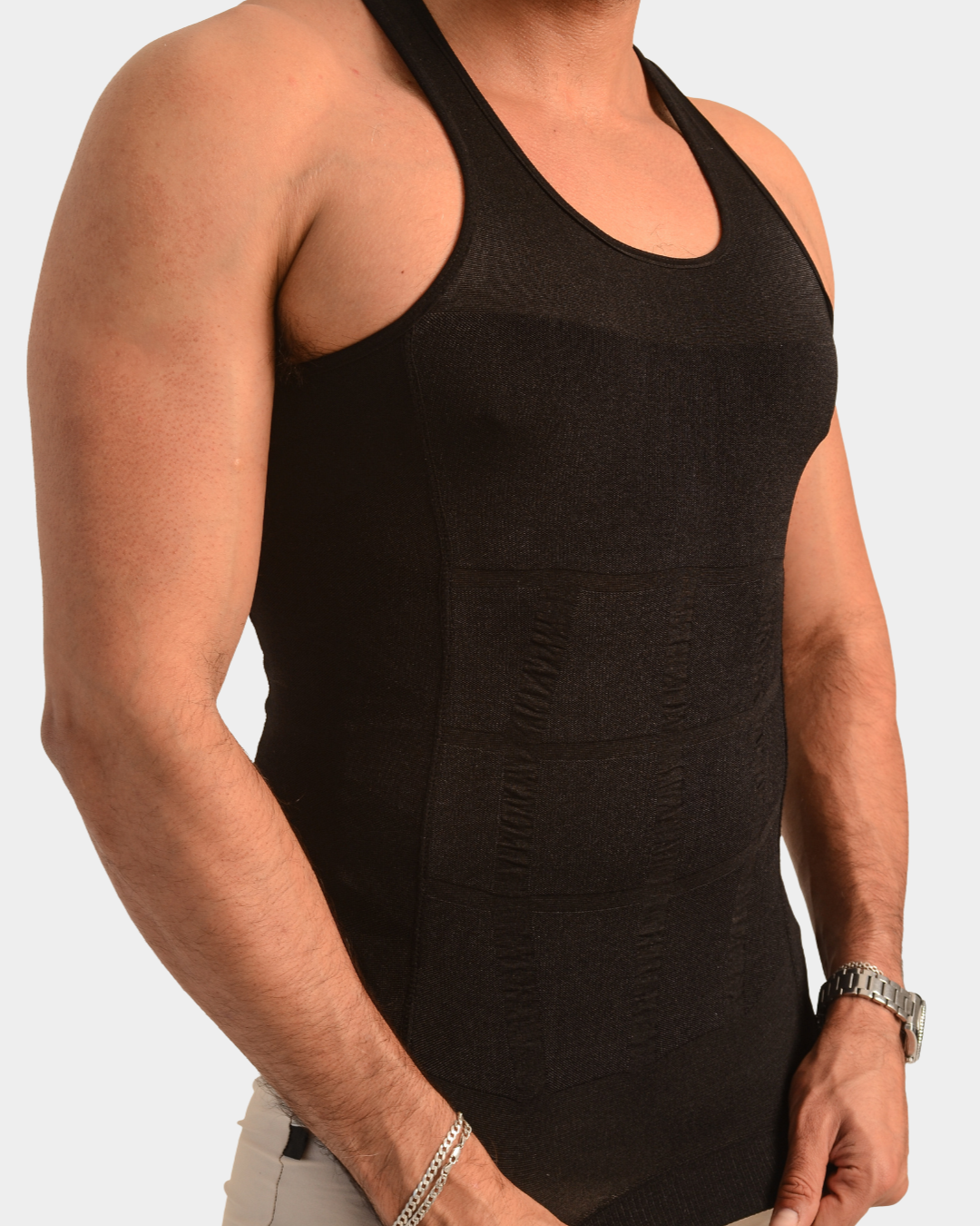 Camisa Masculina SlimCore® – Modelagem Corporal com Compressão Ultrafina