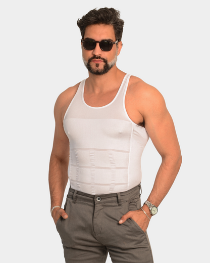 Camisa Masculina SlimCore® – Modelagem Corporal com Compressão Ultrafina