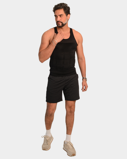 Camisa Masculina SlimCore® – Modelagem Corporal com Compressão Ultrafina