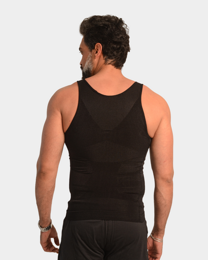 Camisa Masculina SlimCore® – Modelagem Corporal com Compressão Ultrafina