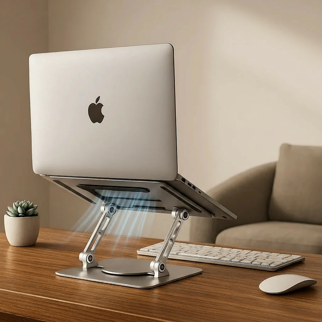 Suporte em Alumínio para Laptop Ergonômico