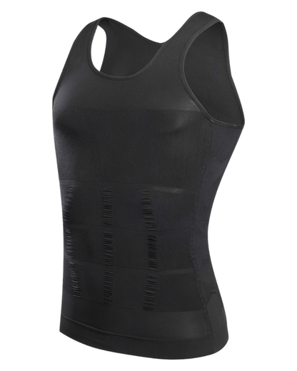 Camisa Masculina SlimCore® – Modelagem Corporal com Compressão Ultrafina