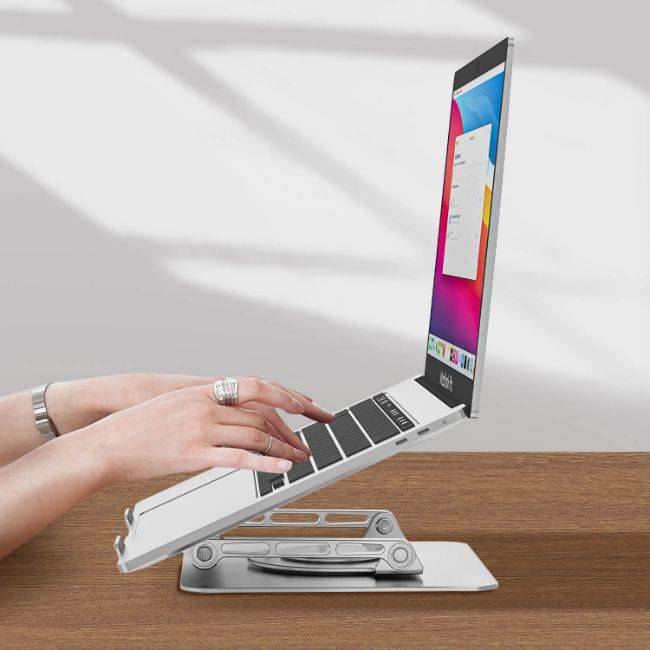 Suporte em Alumínio para Laptop Ergonômico